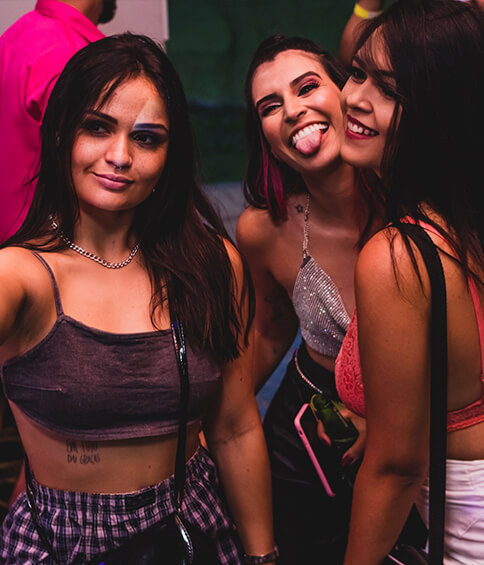 girls at a club 