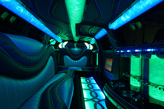 limousine interiors with exclusive design