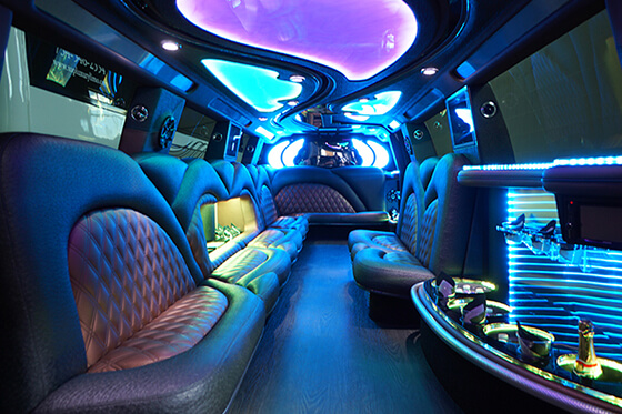 wide limo seats